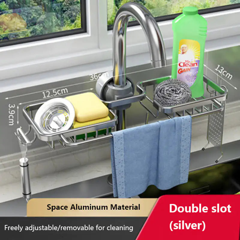 Kitchen storage faucet holder