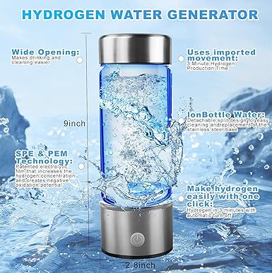 The hydrogen water bottle