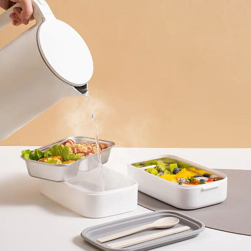 2-layer stainless steel Bento lunch box