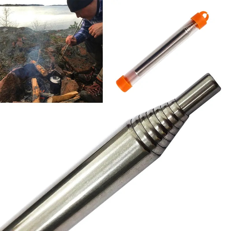 Survival Blow Fire Tube, outdoor cooking tool