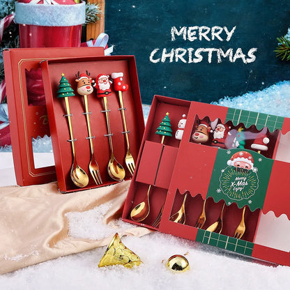 Christmas Cutlery Set | Festive Spoon and Fork