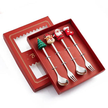 Christmas Cutlery Set | Festive Spoon and Fork