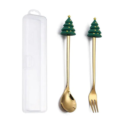 Christmas Cutlery Set | Festive Spoon and Fork