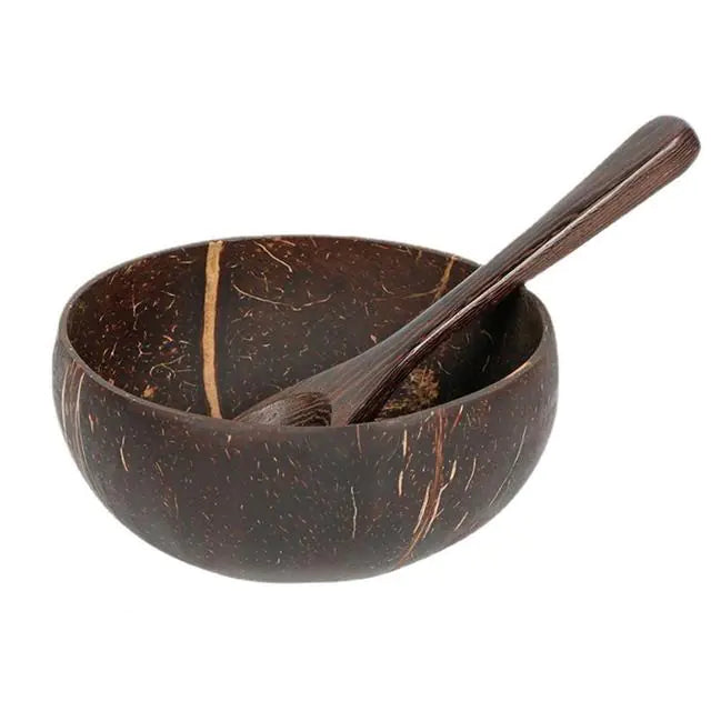 Coconut shell food container set