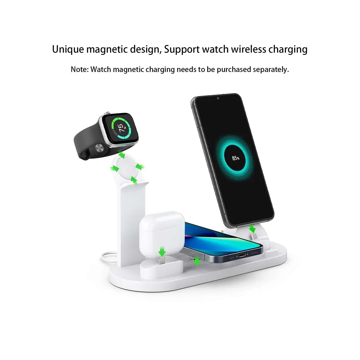 Apple Watch, Airpods, Phone Chargers Fast Charging Dock Station