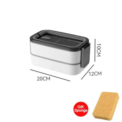 2-layer stainless steel Bento lunch box