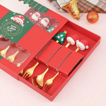 Christmas Cutlery Set | Festive Spoon and Fork