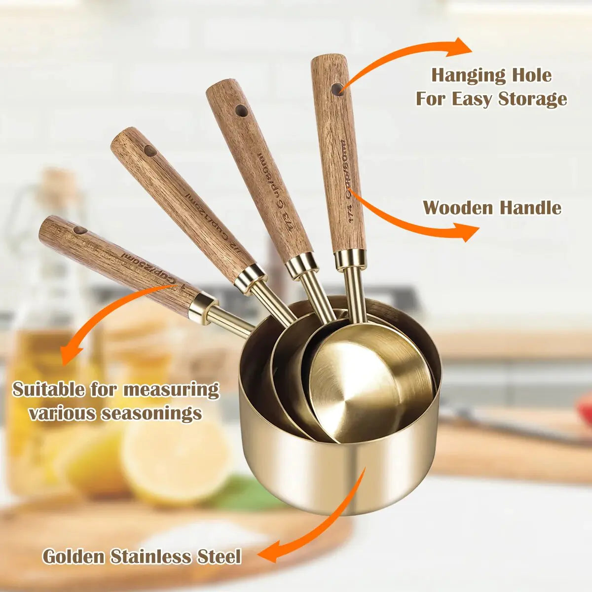 Measuring cup and spoon set